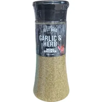 Koření Not Just BBQ - BBQ koření Garlic Herb mini shaker 125g (33684)