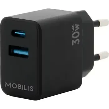Mobilis Wall Charger 30W černá (001362)