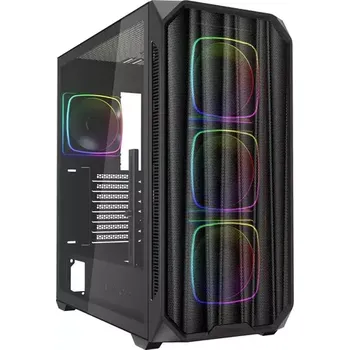 PC skříň Sharkoon AK5M RGB černá (4044951041671)