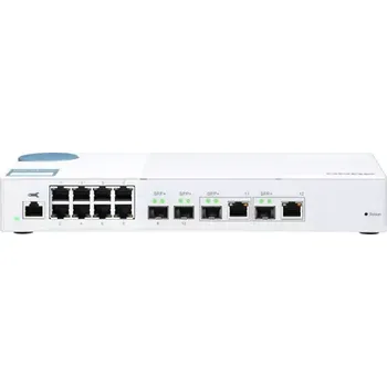 Switch QNAP QSW-M408-2C 10GbE Switch bílá (QSW-M408-2C)
