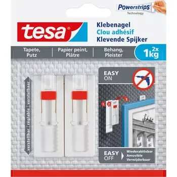 Lepicí páska Tesa Powerstrips® 77774 Nalepovací hřebík na tapety a omítku (77774-00000)