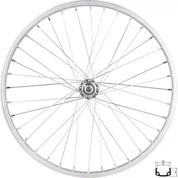 Náboj kola REMERX kolo přední RMX 21, 406x21,stříbrné, náboj F80428