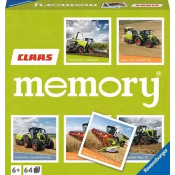 Pexeso Ravensburger Pexeso CLAAS: Hospodářské stroje (208821)