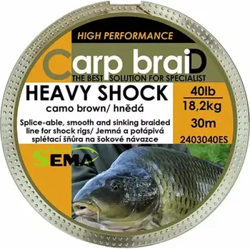 Sema Šňůrka Heavy Shock 30m 60lbs 27,2kg (2403060ES)