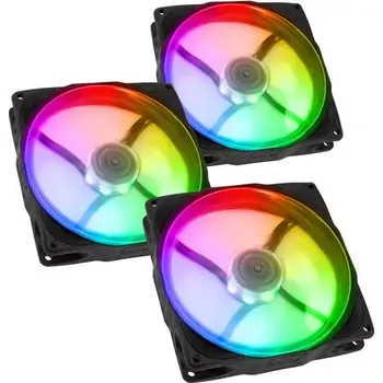 PC ventilátor Noiseblocker NB-eLoop X B12-PS ARGB černá 3ks (LUBU-051)