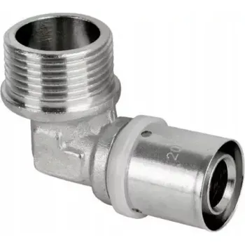 rozdělovač topení Hydroland PEX-Z.K.GZ16x12 lisovací koleno s vnějším závitem (PEX-Z.K.GZ16x1/2)