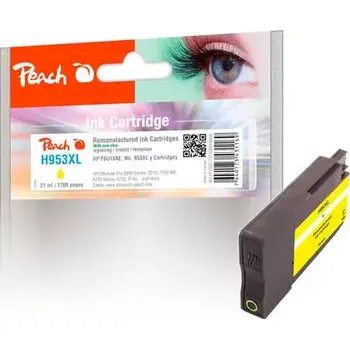 Peach remanufactured alternativní cartridge HP 953XL (F6U18AE) žlutá (PI300-727)