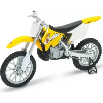 Hračka Welly Motocykl Suzuki RM250 žlutá (WE12801PW)