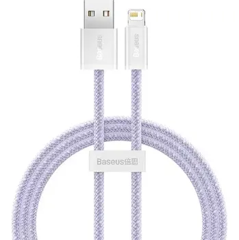 Datový kabel Baseus CALD040005 Kabel USB-A (M) - Lightning (M) 1 m fialová (CALD040005)