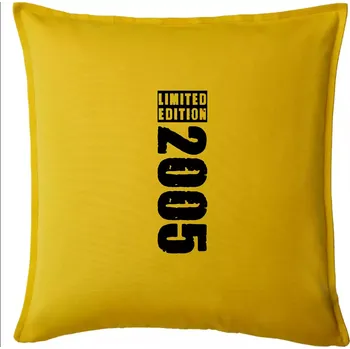 Polštář Limited edition 2005 pruh - Polštář 50x50 - 50x50 - Pouze potah ( Žlutá )