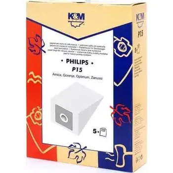 Sáček do vysavače KM Sáčky do vysavače Philips P15 (5907525806719)