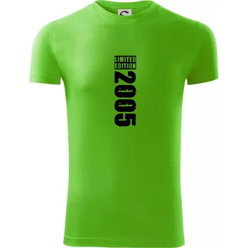 Pánské oblečení Limited edition 2005 pruh - Viper FIT - Pánské zůžené tričko - S ( Apple Green )