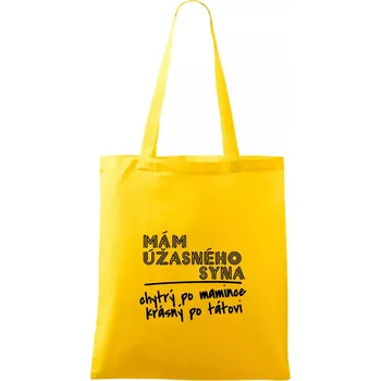 Mám úžasného syna - Taška bavlněná - 42 x 38 cm ( Žlutá )