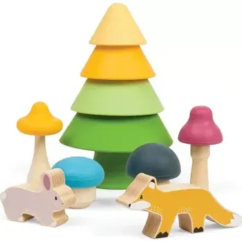 Dřevěná hračka Bigjigs Toys Lesní zvířátka (BJ35049)