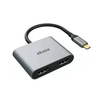 Notebook Akasa AK-CBCA26-18BK adaptér šedá (AK-CBCA26-18BK)