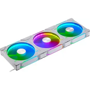 PC ventilátor PHANTEKS D30 PWM Regular Airflow D-RGB bílá 3ks (PH-F140D30_DRGB_PWM_WT01_3P)