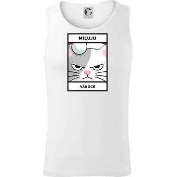 Miluju Vánoce - Tílko pánské Core - 2XL ( Bílá )