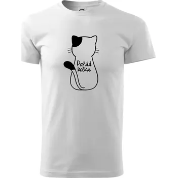 Pořád kočka - Triko extra velké (5-8XL) - 7XL ( Bílá )
