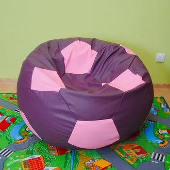 Taburet Sedací vak - míč 80 cm - fialová + růžová