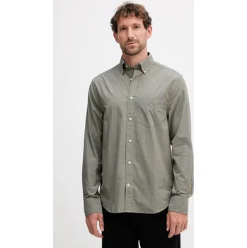 Pánská košile Bavlněná košile Gant pánská, růžová barva, regular, s límečkem button-down 3000100 78X, vel. XXL