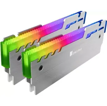 PC ventilátor Jonsbo NC-3 2x ARGB chladič RAM stříbrná (NC-3 ARGBX2)