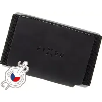 Peněženka FIXED Tiny Wallet Kožená peněženka z pravé hovězí kůže (FIXW-STN-BK) černá (FIXW-STN-BK)