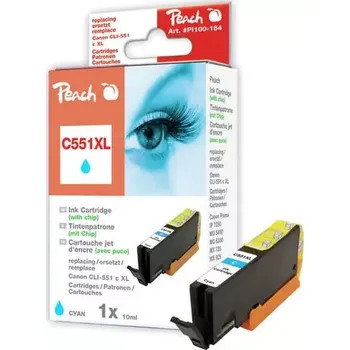 Peach CLI-551XL alternativní cartridge s čipem (PI100-164)