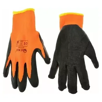 Pracovní rukavice GEKO Pracovní zimní rukavice vel. 9 oranžové (G73591)