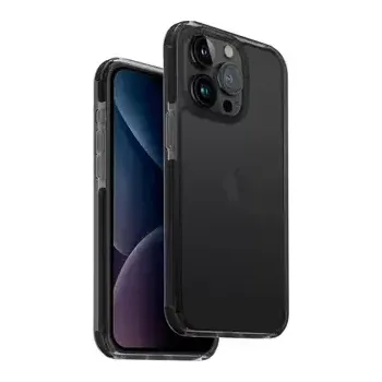 Pouzdro na mobilní telefon Uniq Combat ochranný kryt na Apple iPhone 15 Pro Max Carbon (černá) (8886463685655)