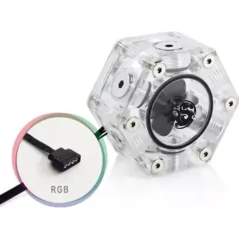 LED osvětlení BitsPower Hexagon Flow Indicator-RGB (BP-HFI-RGB)