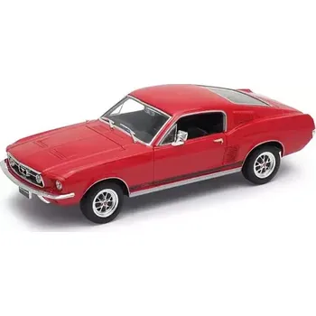 autíčko Welly Ford Mustang GT (1967) červená (WE22522W-R)