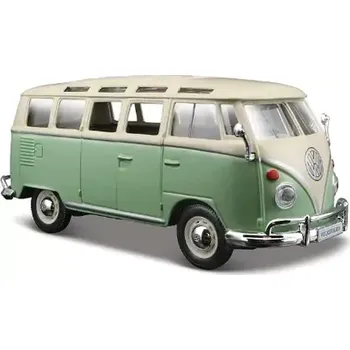 autíčko Maisto Volkswagen Van "Samba" zeleno-krémová (90159072263)