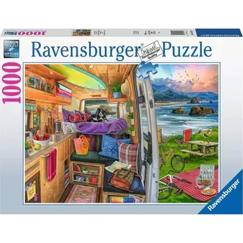 Puzzle Ravensburger Pohled z karavanu (16457)