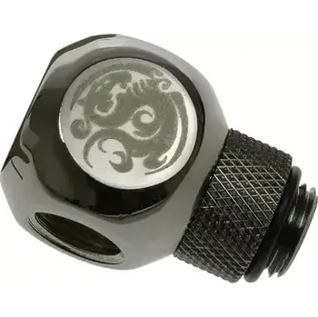 Kompresor BitsPower Otočný Q-splitter 1x G1/4 (M) 3x G1/4 (F) lesklá černá (BP-BSQR-C)