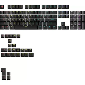 Klávesnice Glorious vyměnitelné klávesy GPBT Backlit (ANSI US) černá (GLO-KB-ACC-KC-GPBT-LIT-BLK-US)