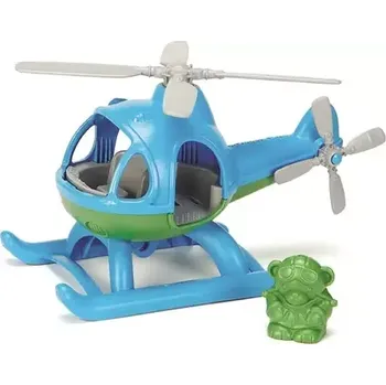 autíčko Green Toys Vrtulník modrá (GTHELB1060)