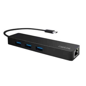 USB hub LogiLink UA0313 černá (UA0313)