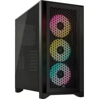 PC skříň Corsair iCUE 4000D RGB Airflow černá (CC-9011240-WW)