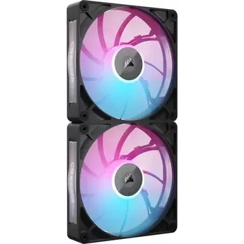 PC ventilátor Corsair RX140 MAX RGB 2ks černá (CO-9051036-WW)