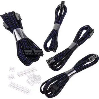 Počítačový zdroj PHANTEKS Sada prodlužovacích kabelů S-Muster černo-modrá (PH-CB-CMBO_SBL)