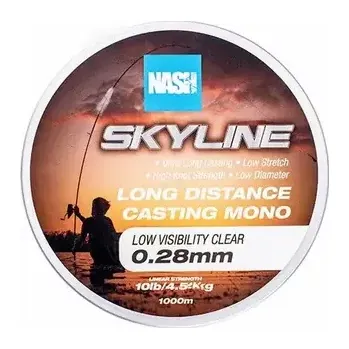 Nash Vlasec Skyline Mono Clear 1000m 0,35mm 6,8kg (T6038)