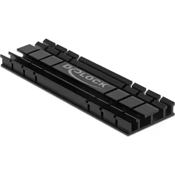 USB hub Delock Chladič plochý pro modul M.2 70 mm černá (18285)