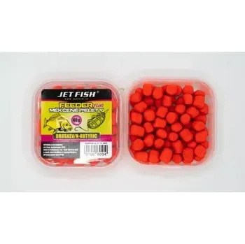 Nástraha Jet Fish Fluo měkčené pelety Broskev/N-Butyric 40g (100609)