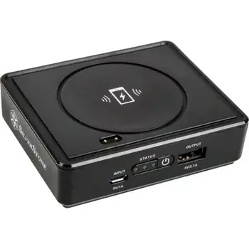Powerbanka SilverStone QIB052 power banka s Qi nabíjením černá (SST-QIB052)