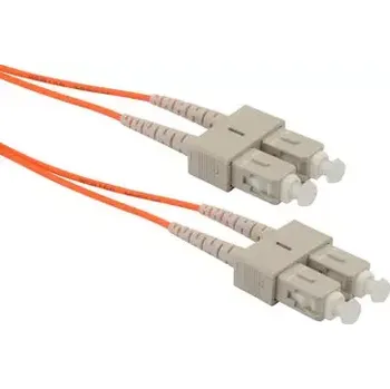 Kabel Solarix optický kabel SC-SC OM2 2m (SXPC-SC/SC-UPC-OM2-2M-D)