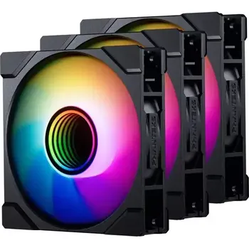 PC ventilátor PHANTEKS M25 Gen2 PWM D-RGB 3ks černá (PH-F120M25R_G2_DBK01_3P)