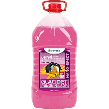 Směs do ostřikovače Velvana Letní směs do ostřikovačů Glacidet 4l PET láhev - Penguin Lady s nano efektem (31.158)