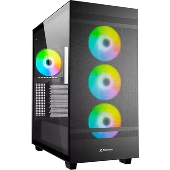 PC skříň Sharkoon Rebel C50 RGB černá (4044951038244)