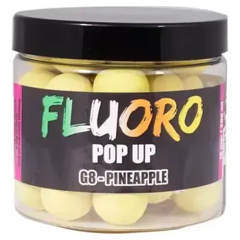 Boilies LK Baits Pop-Up Fluoro Boilies G8 Pineapple 200ml 18mm (5050004)
