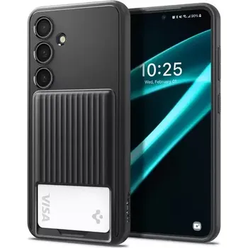 Pouzdro na mobilní telefon Spigen Liquid Slot ochranný kryt pro Samsung Galaxy S24+ černá (ACS07336)